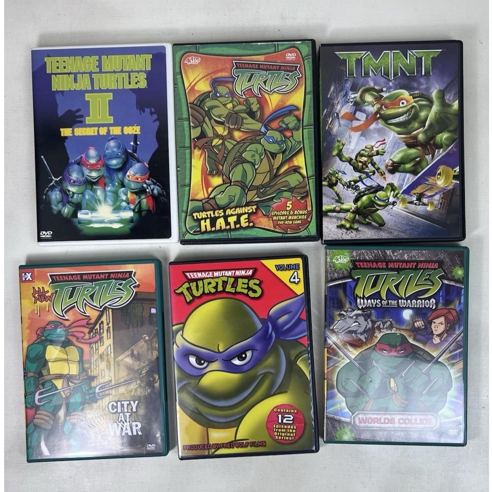 Teenage Mutant Ninja Turtles TMNT DVD Movie Collection Turtles Against HATE